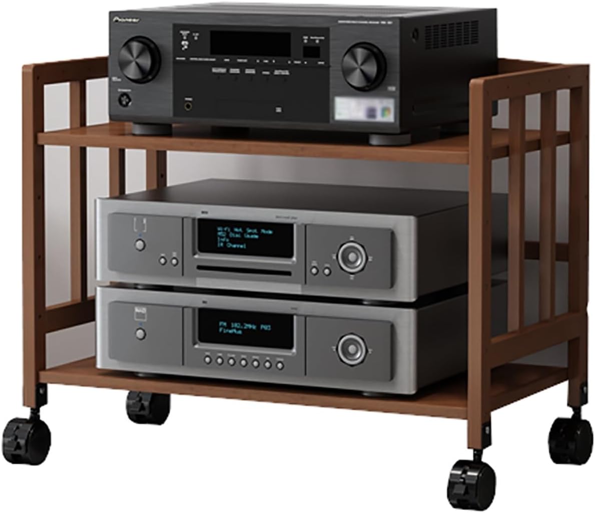 2 3 5 4-tier Av Media Stand Corner Shelf for Record Player