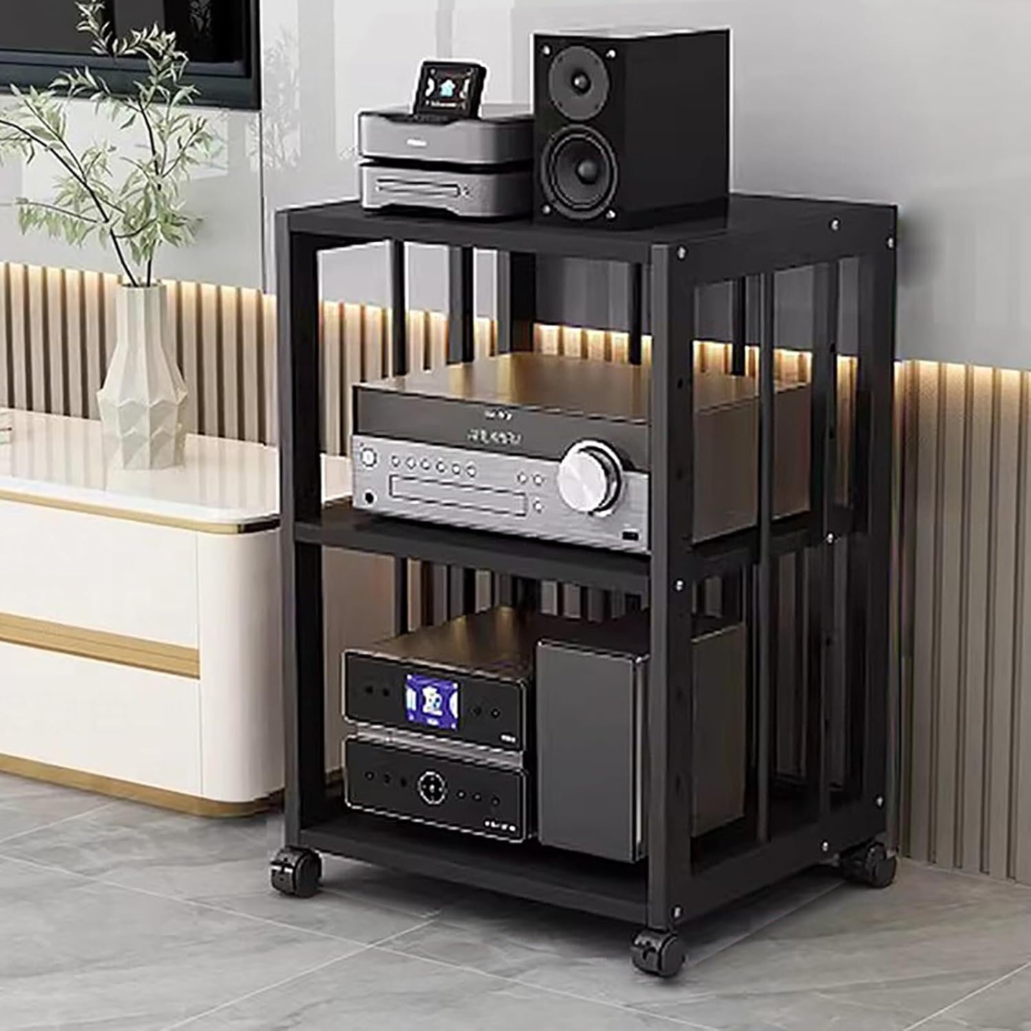 LTFCFZQ 3/4/5-Tier AV Media Stand