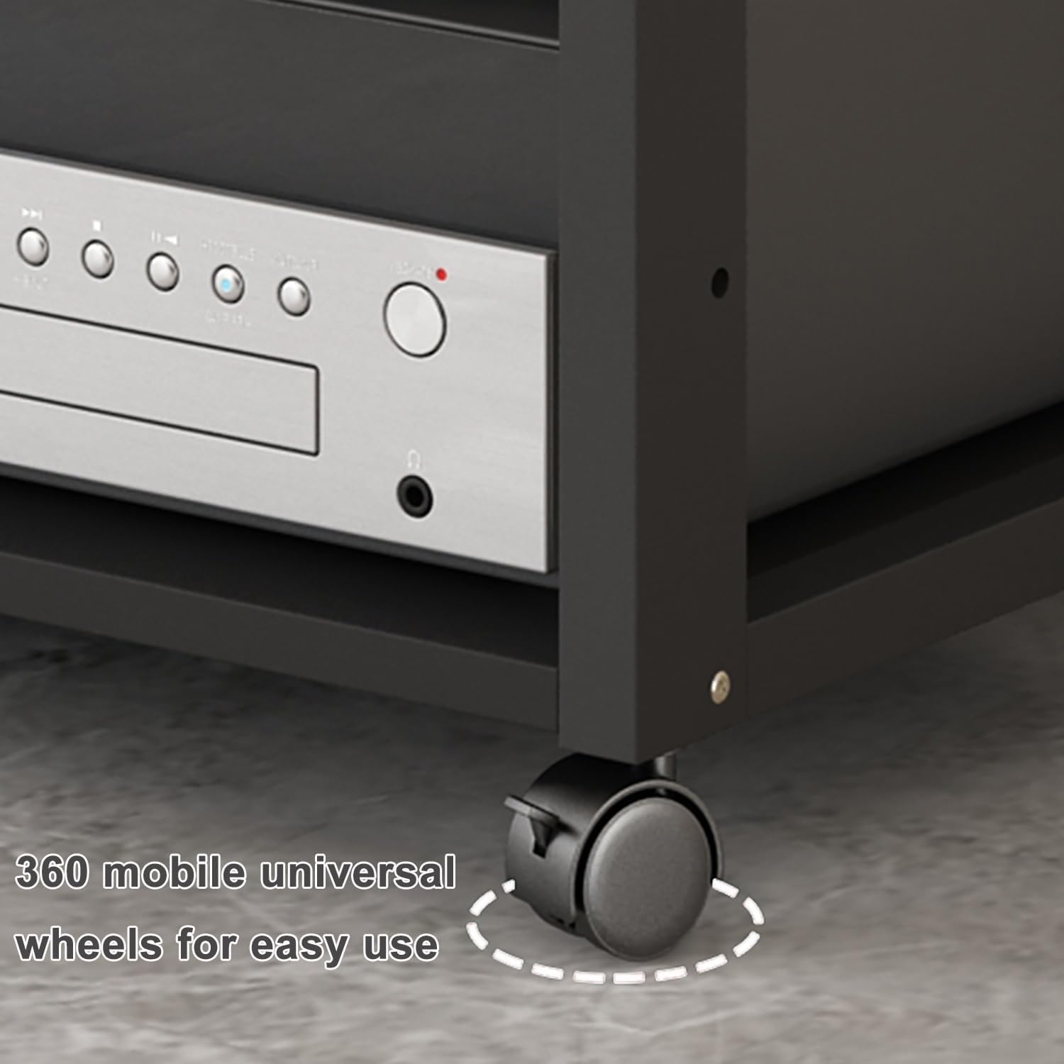 3/4/5 Tier AV Media Tower Stereo Cabinet