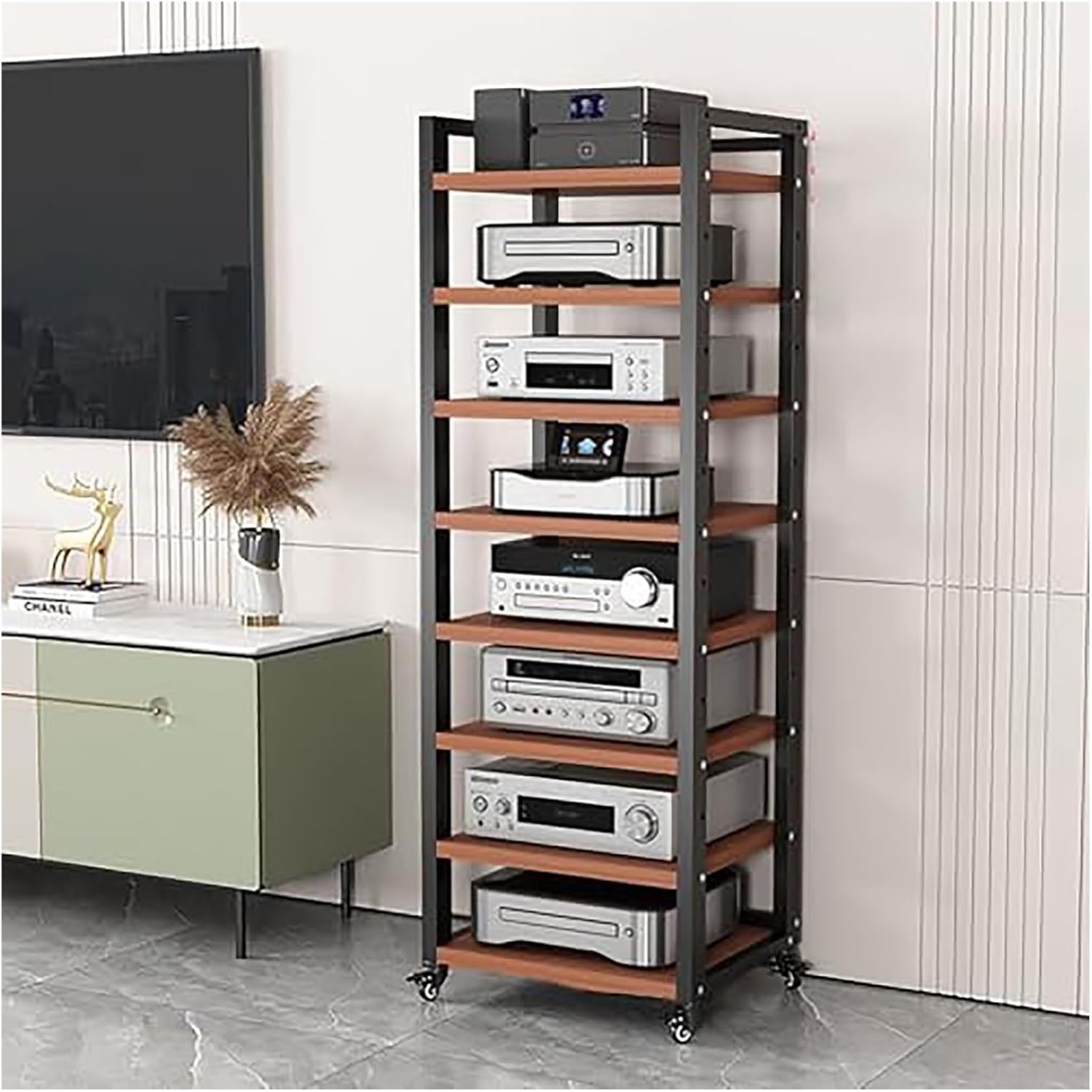 8 Tier Audio-Video Shelving