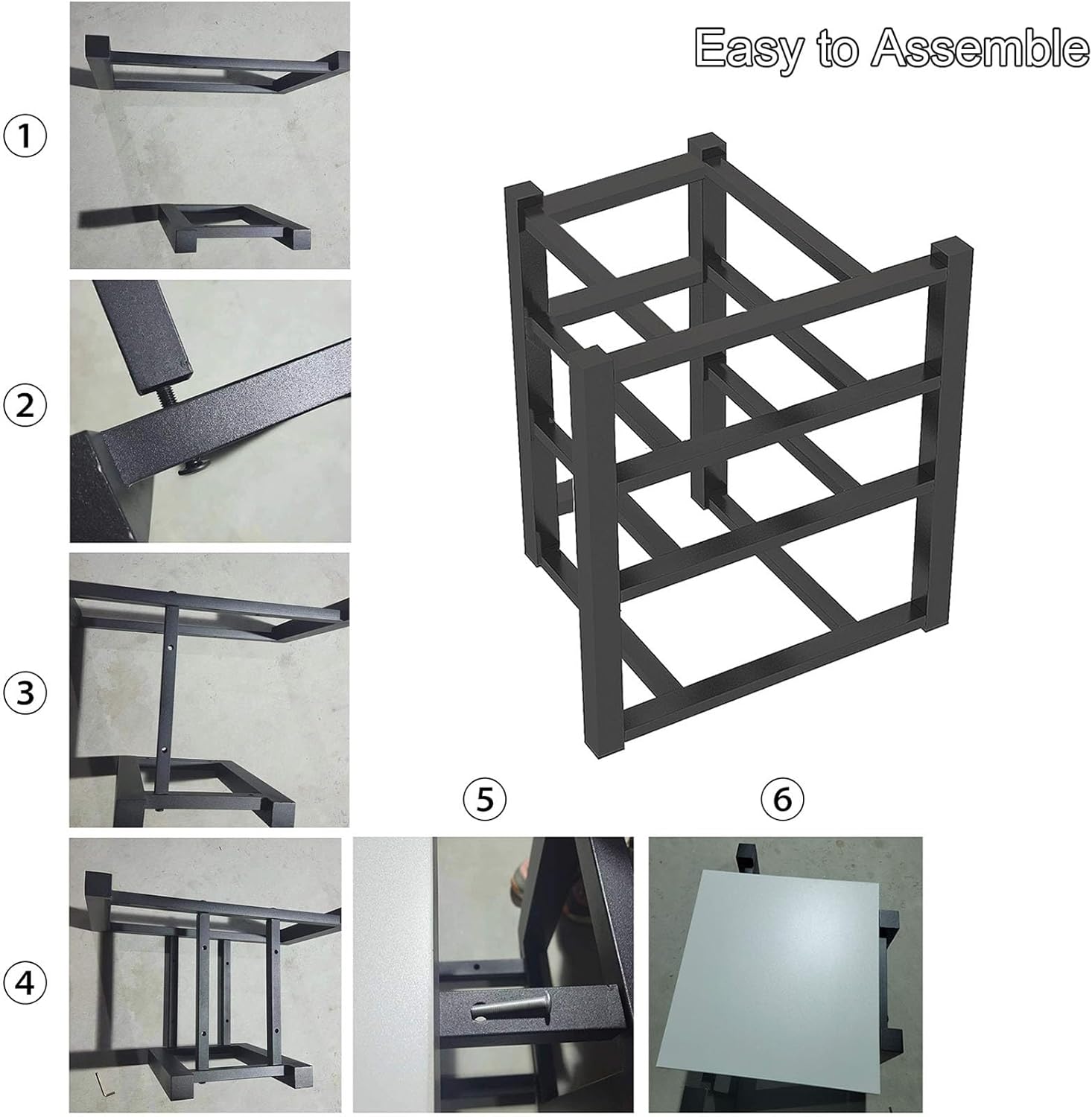Modern 4-Tier Media Stand