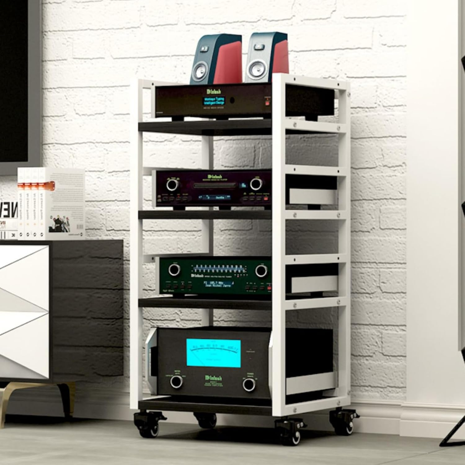 YLQFGUVWK Media Storage Rack