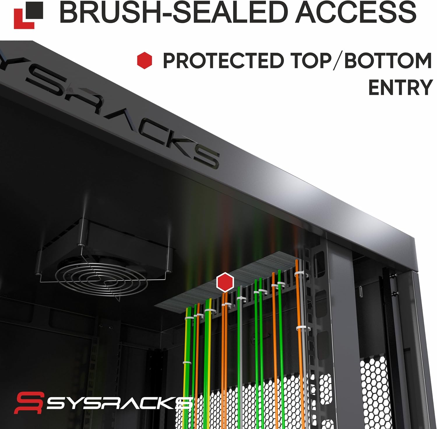 Sysracks 27U Wall Mount Server Rack Cabinet
