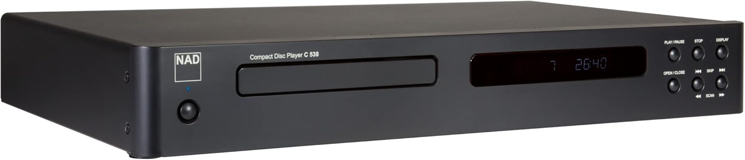NAD C 538 CD Player - Wolfson 24-bit DAC