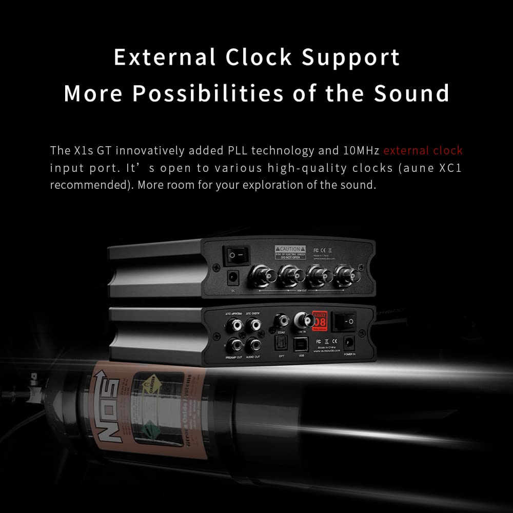 aune X1s GT Hi-Res DAC 768kHz/32bit DSD512 with PLL