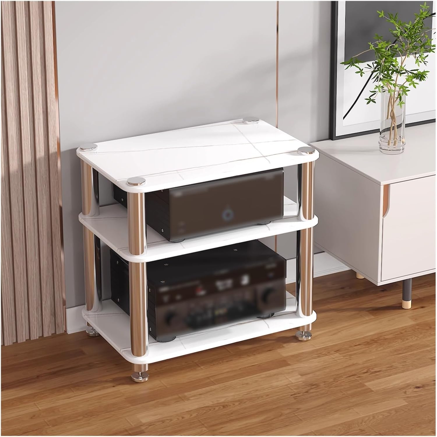 1 2 3 4 Tier Small Stereo Cabinet Media Stands For Living Room