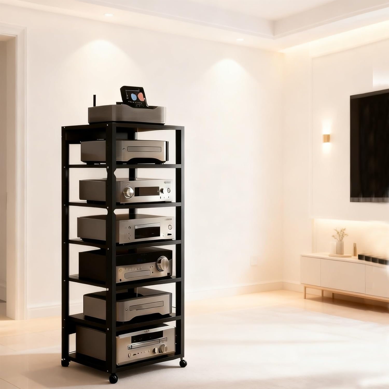 7-Tier AV Media Stand