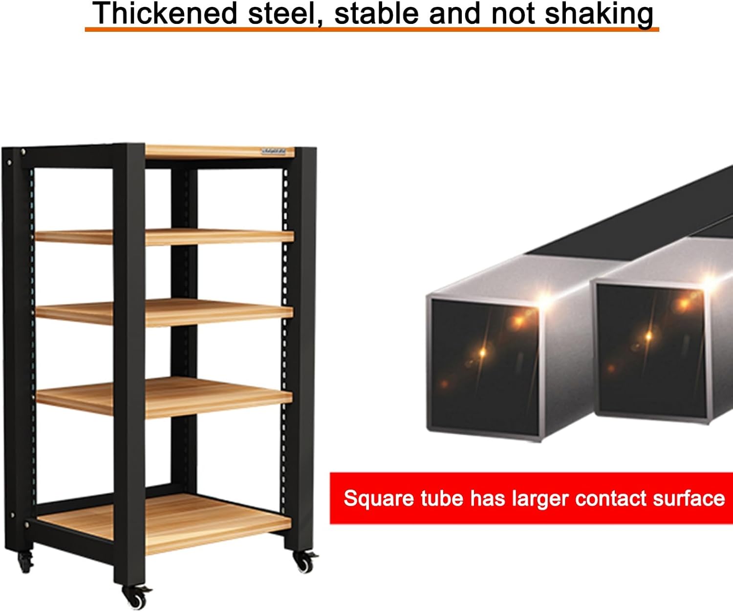 GUAWJRZDP Multifunctional Movable Media Stand