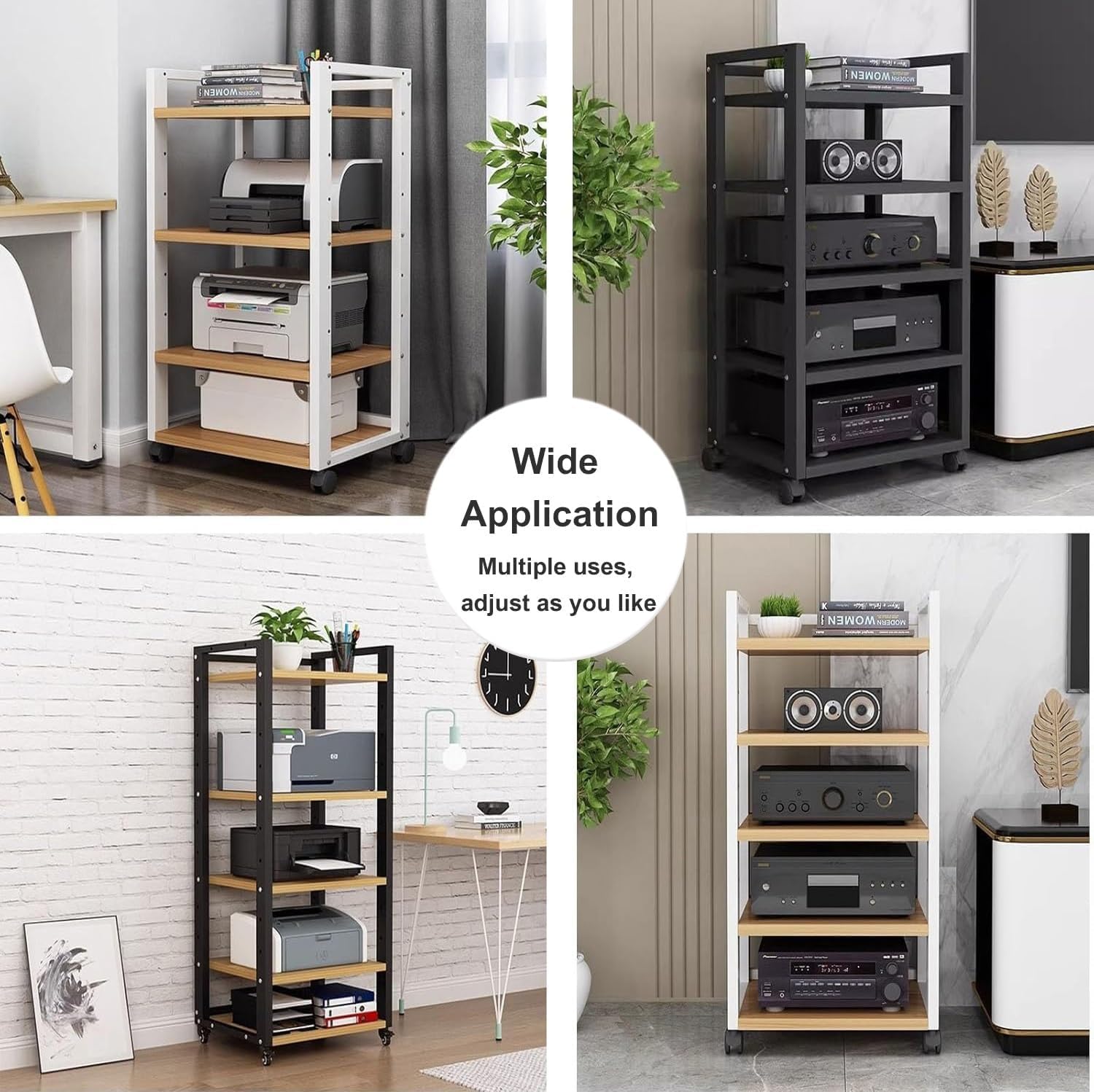 UFAGFDA 6 Tier AV Media Stand