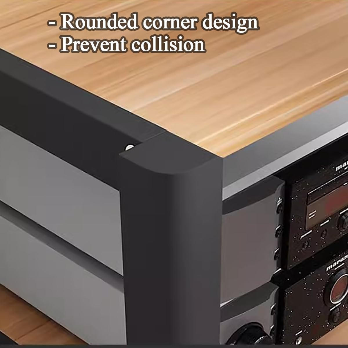 2/3/4/5 Tier Stereo Console TV Equipment Cabinet