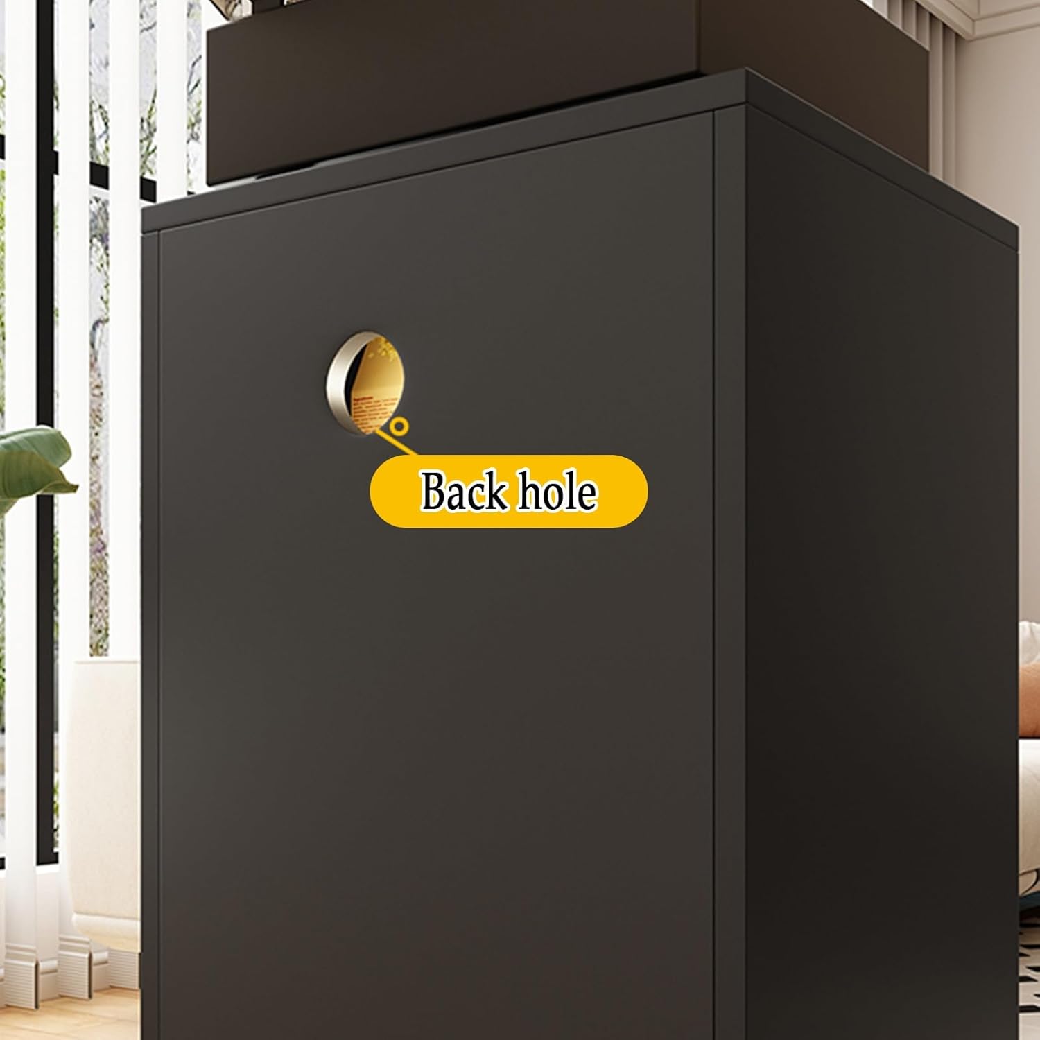 LYXWGRZD Solid Wood Media Stand