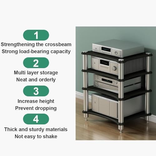 1 2 3 4 Tier AV Media Stand