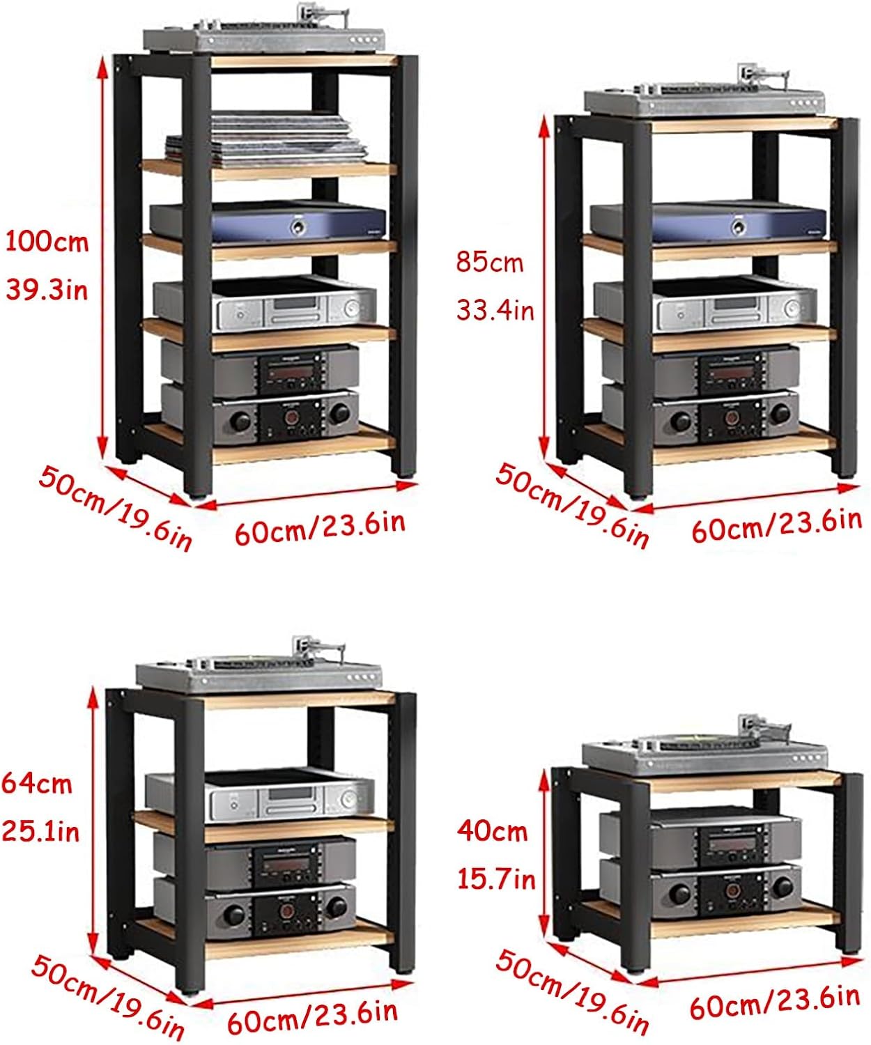 JIAOCKJIAO Media Audio Rack