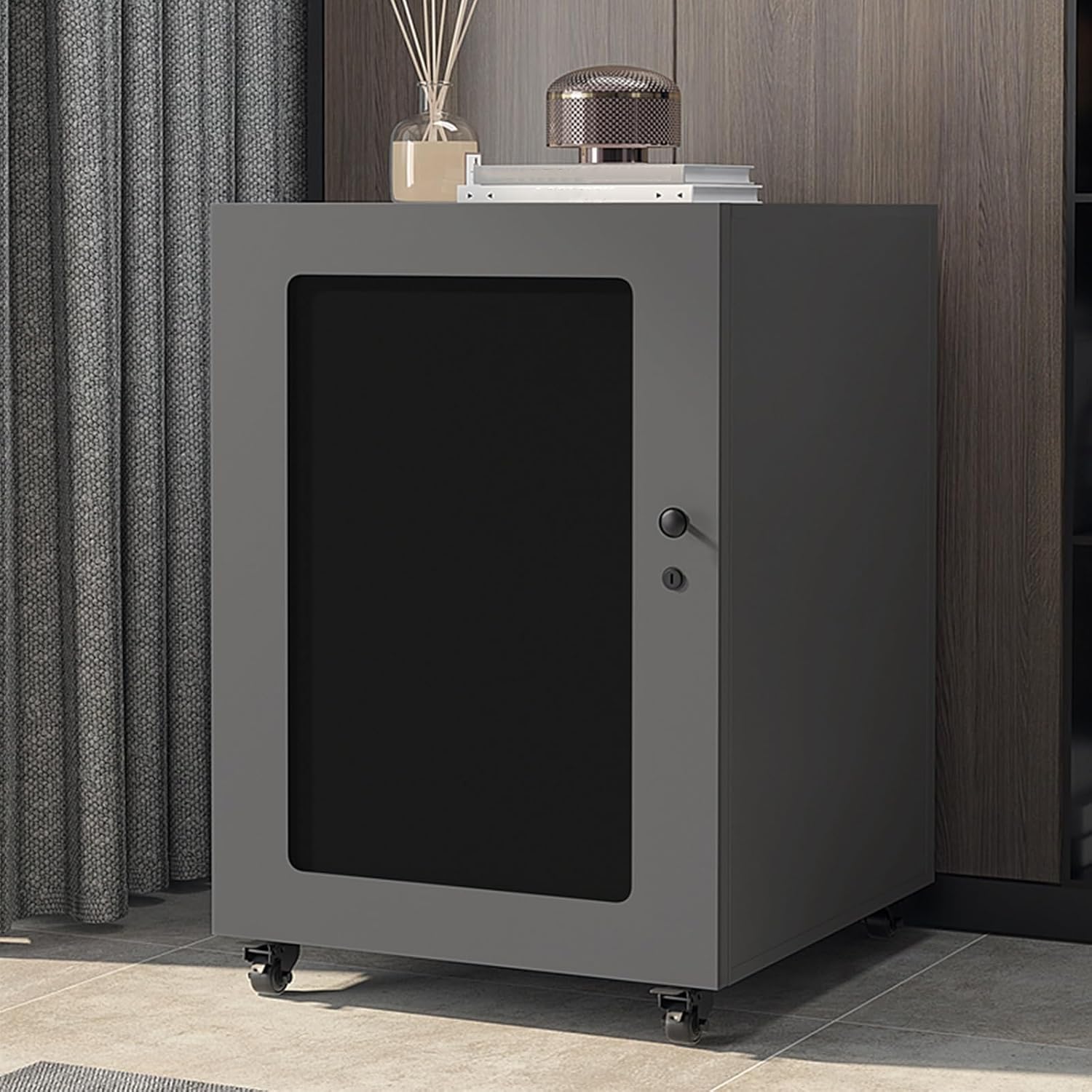 2 Tier Audio-Video Media Stand with Adjustable Shelves