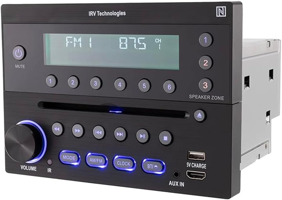iRV Technology iRV32V2 AM/FM/CD/DVD/MP3/MP4/HDMI in&out w/ ARC/Digital 2.1/Surround Sound/Bluetooth/CEC/NFC