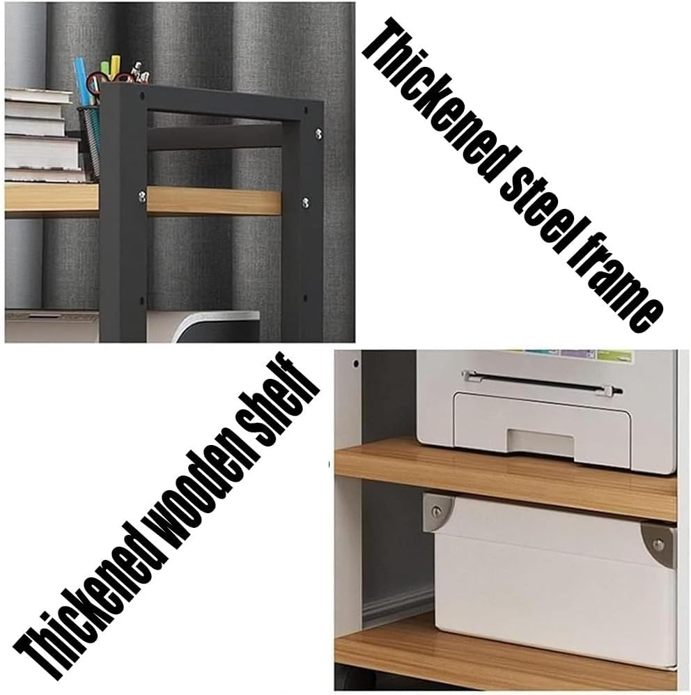 KGPGNYMYHA 4 Tier Stereo Rack AV Media Stand Movable AV Cabinet Office Stereo Component Cabinet Media Shelf Open Corner Media Center For Theater Recording Room(White)