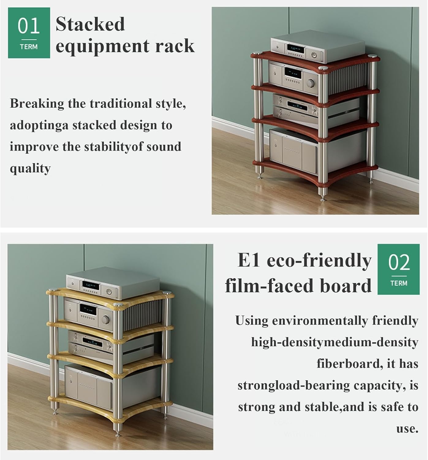 Diodceraic 1/2/3/4 Tier av Media Stand