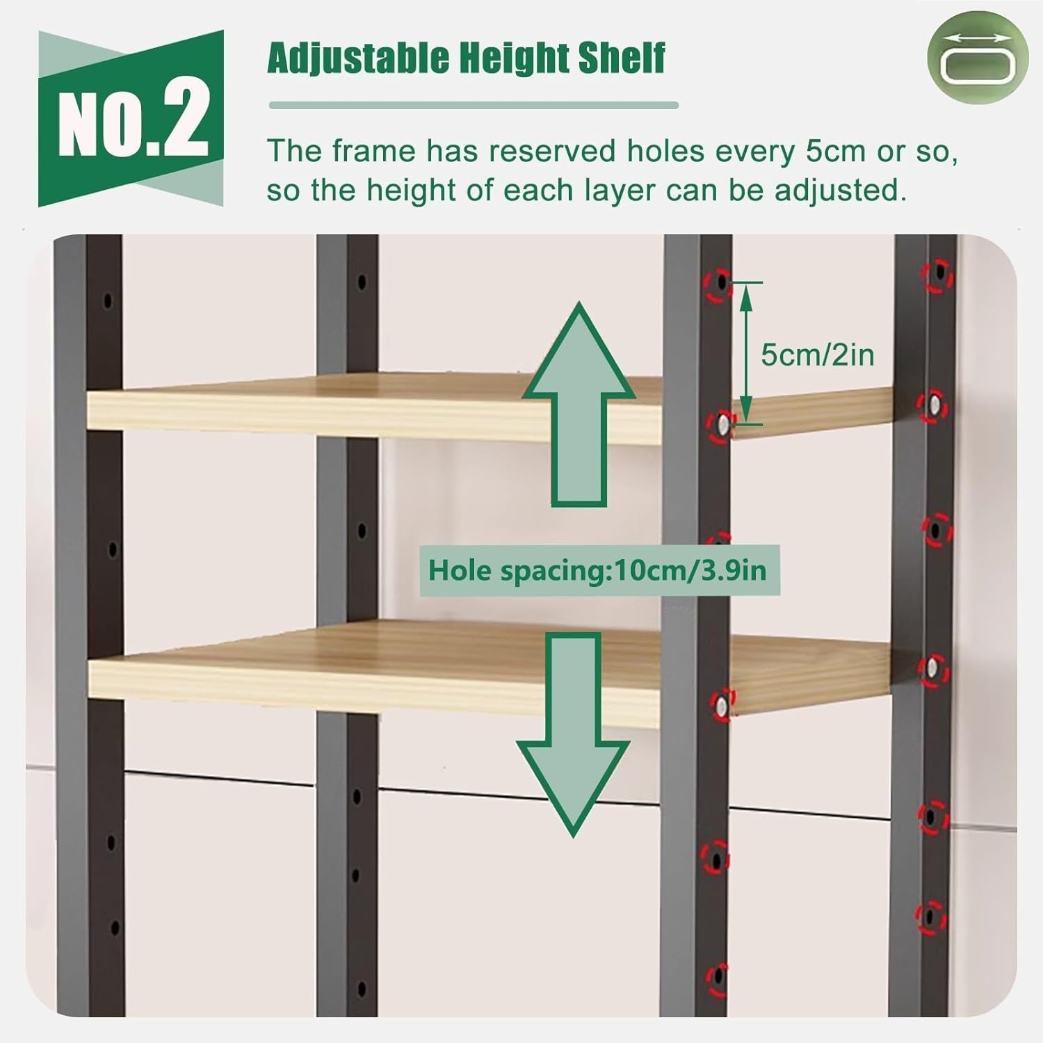 6/7/8 Tier Av Media Stand - DVD Audio Rack Cabinet