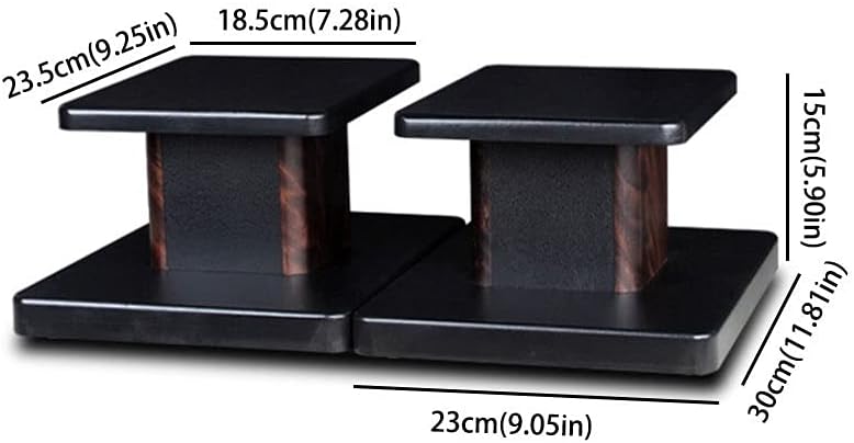 Entertainment Center Shelves Audio Rack Vertical Media Rack Audio Surround Rack Home Living Room Theater Stage Audio Rack Speaker Rack 2 Packs Suitable for DVD players