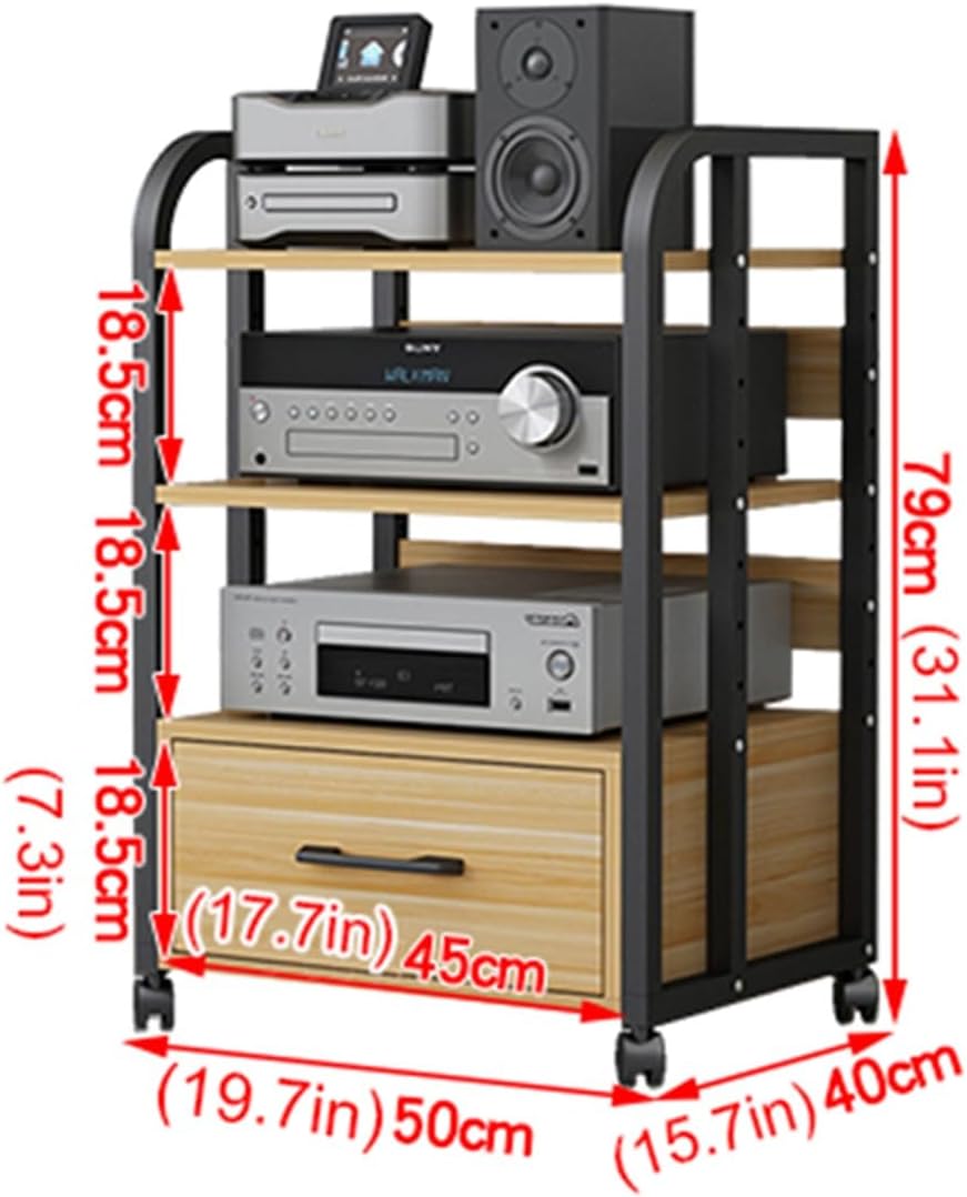 4-Tier AV Media Stand