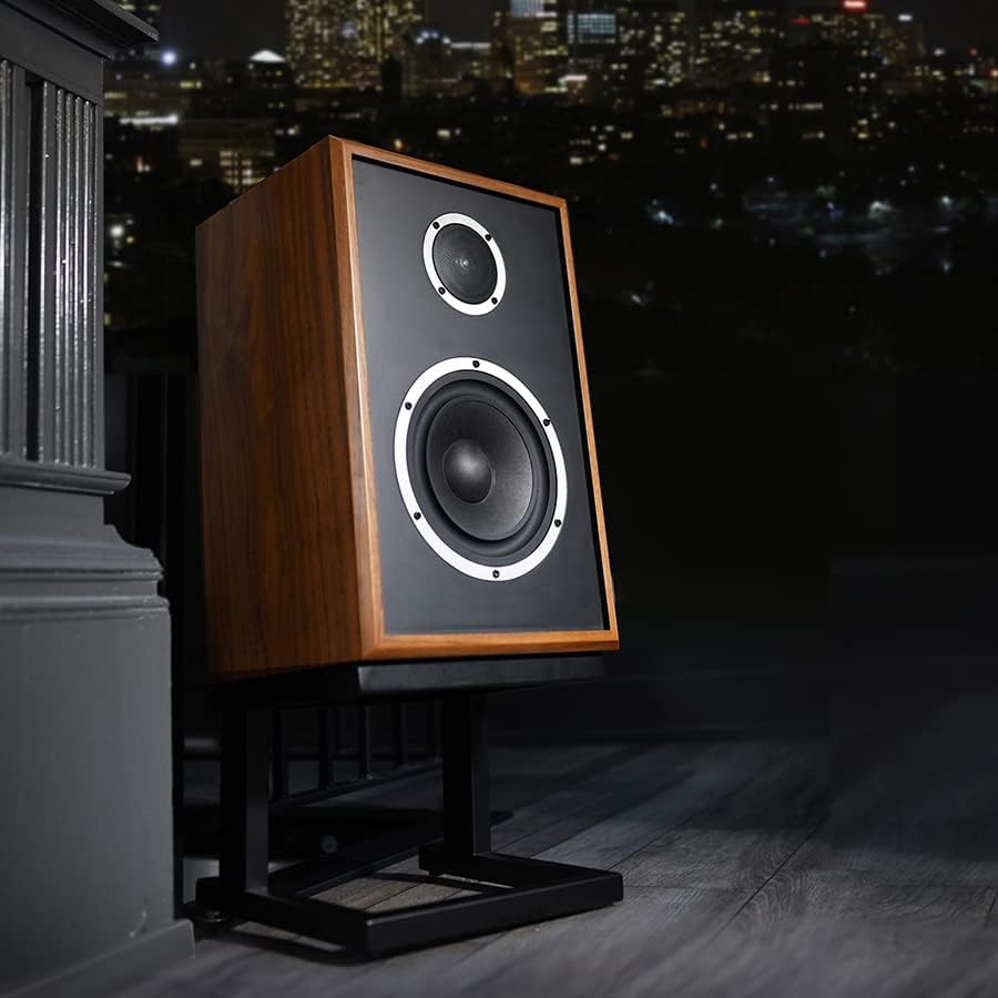 slant riser base made of powder coated 14-gauge steelLow-Profile Magnet Attached Grille  KLH Model Three  Accurate