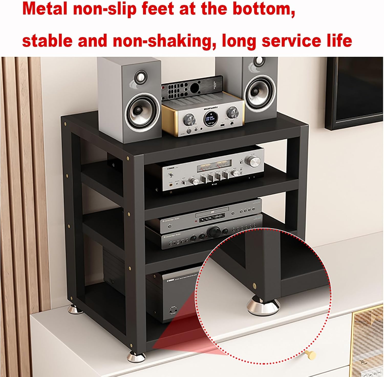 XingLi 3/4-Tier AV Media Stand