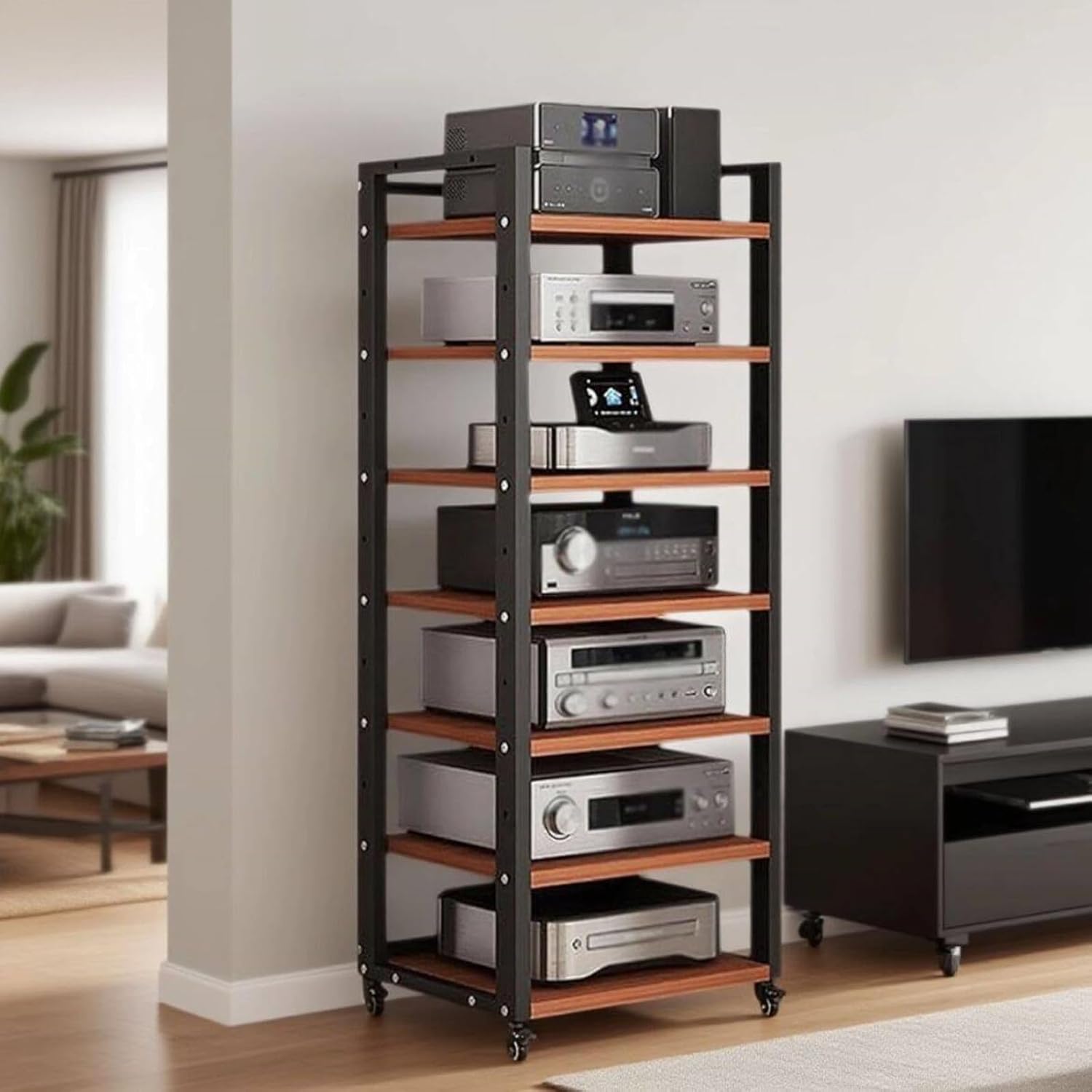 Dernoing 7 Tier Audio Rack Tower
