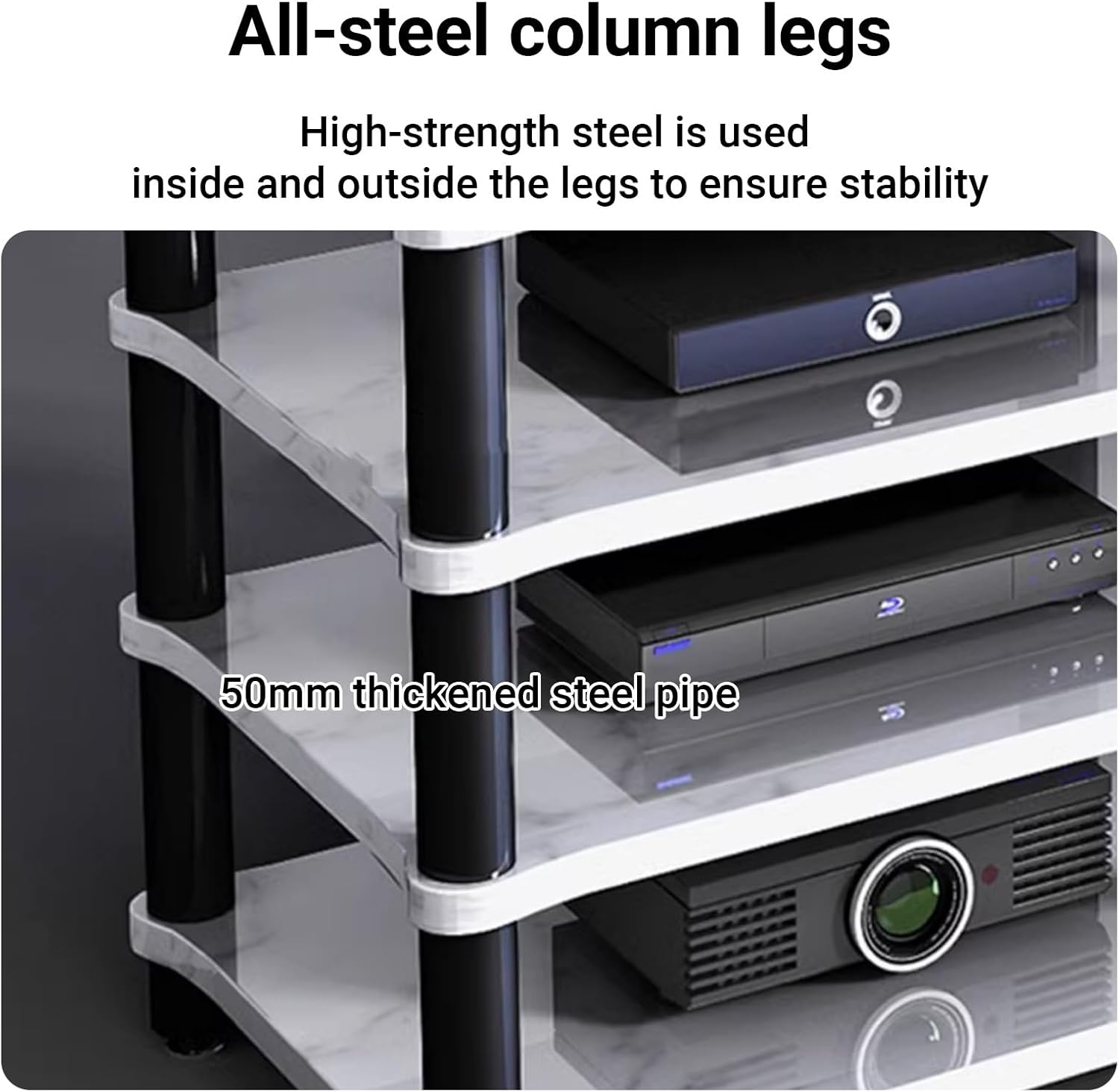 TUPAFJU 1/2/3/4-layer Audio Equipment Rack