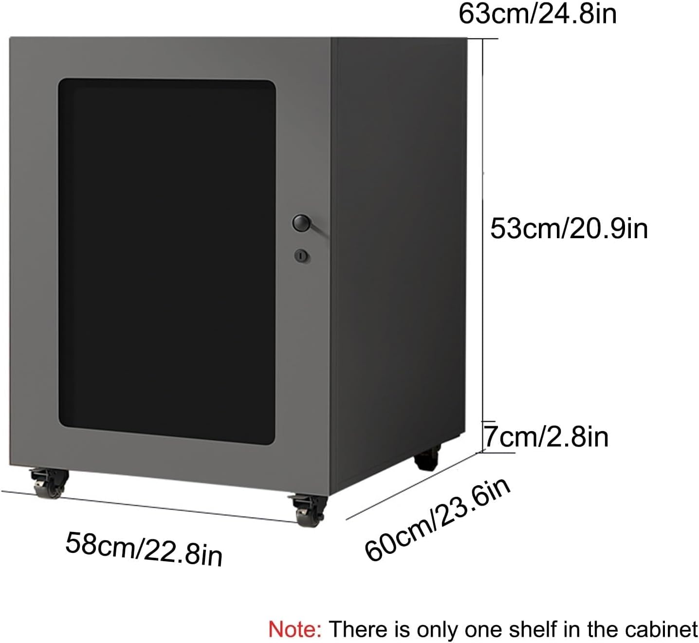 Storage Shelf Media Stand Audio Video Component Cabinet Stereo Rack with Metal Mesh