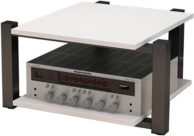 Entertainment Center Shelves Audio Bracket Floor-Standing Audio Bracket Modern Living Room Cabinet Rack Two-Story Speaker Bracket 15.74 Inches High Suitable for DVD Players