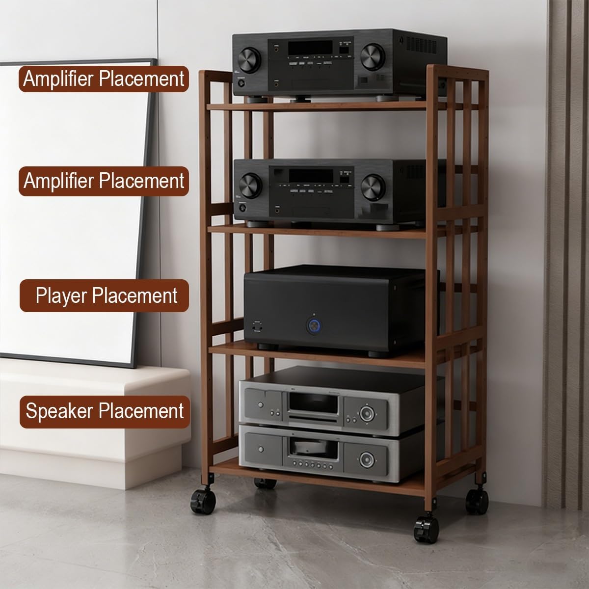 JDPYURV Audio-Video Media Stand