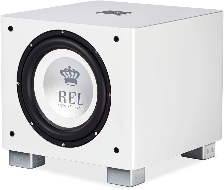 REL T/9x 10-Inch Powered Subwoofer Sealed Design with Class AB Amplifier