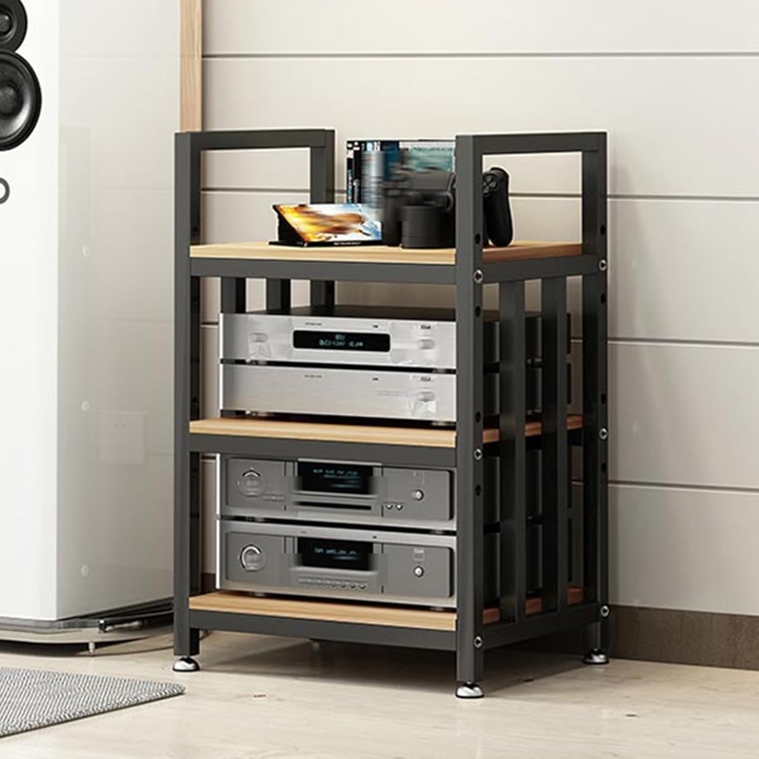 AV Media Stand Storage Cabinet