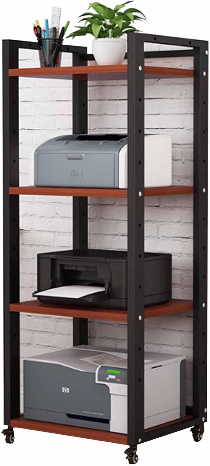 Modern 140cm AV Media Cabinet Stand - 4-Tier Stereo Rack for Living Room