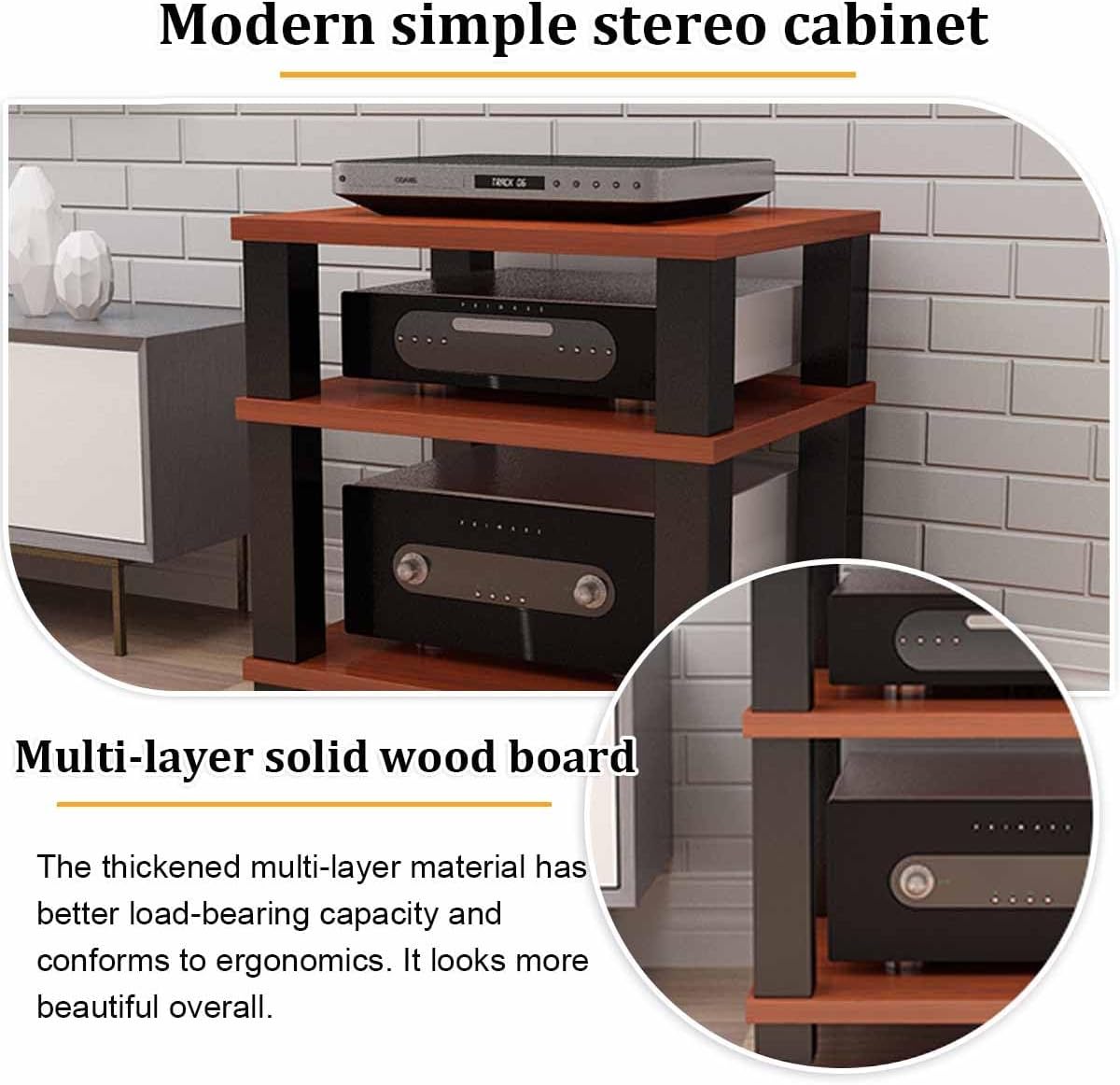 1/2/3/4-Tier AV Media Stand