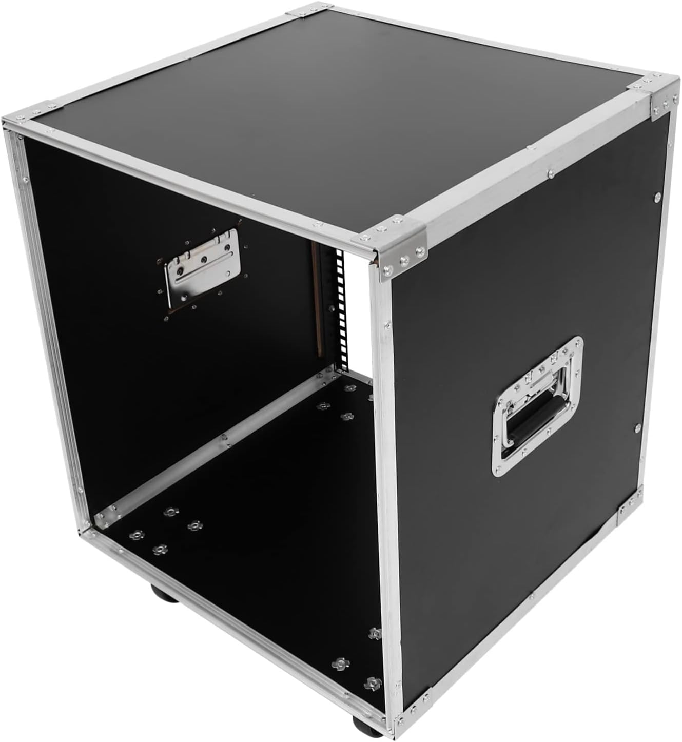 Ciieeo Open Frame Audio Cabinet Gear Rack Server Rack Mobile Stereo Cabinet Storage for Mixers