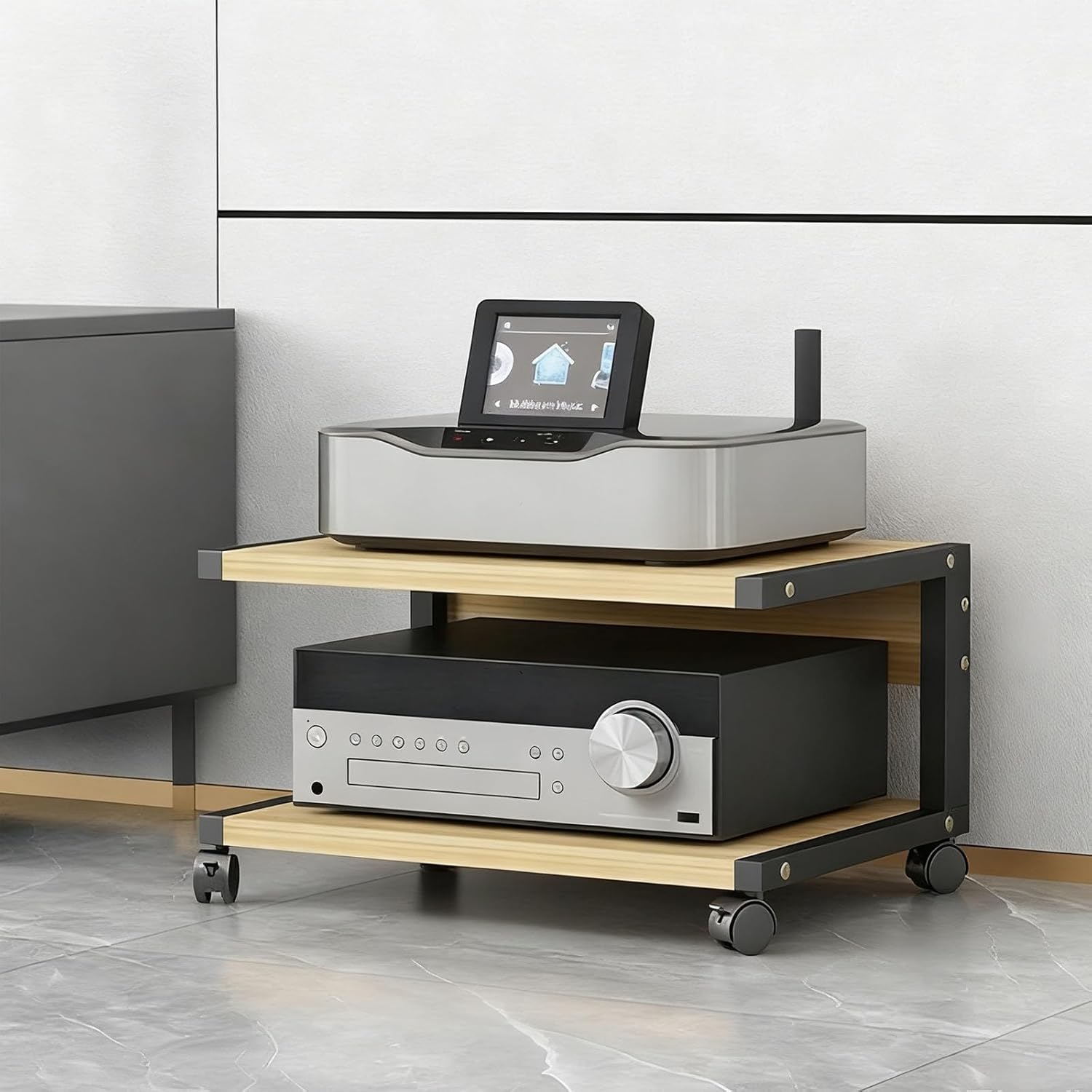 XDOPIRRS 2-Tier Video Media Stand