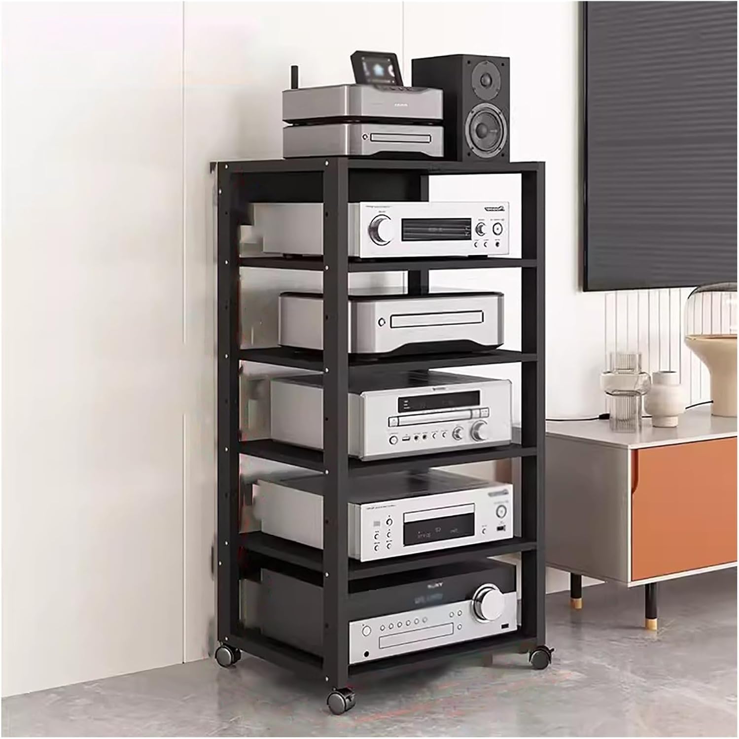 BYZOMU 5/6/7 Tier Audio/Video Rack Cabinet