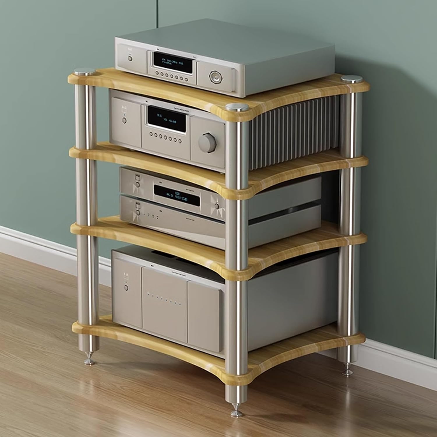 DSEWTEZXI Heavy Duty Audio Component Rack