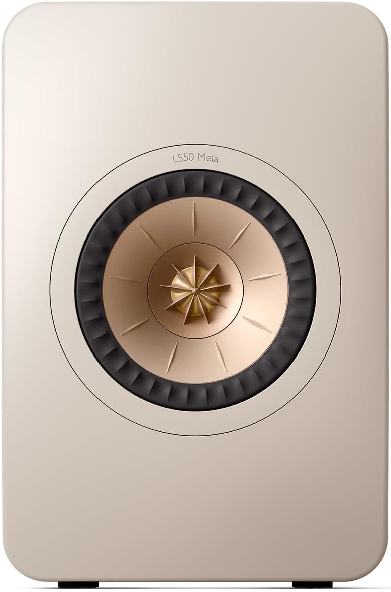 KEF LS50 Meta Passive Bookshelf Speakers - Pair (Sand Shell)