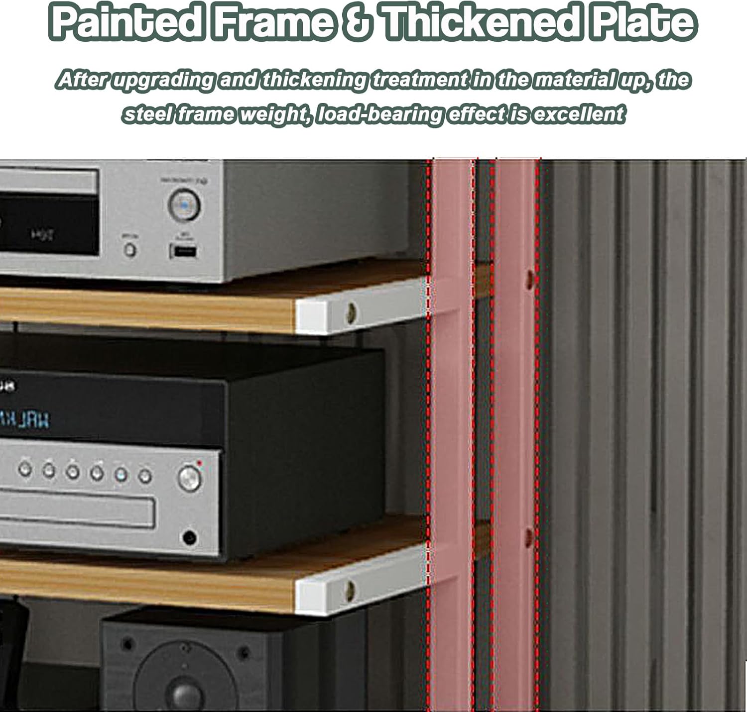 DLYZAYE Movable AV Media Stand