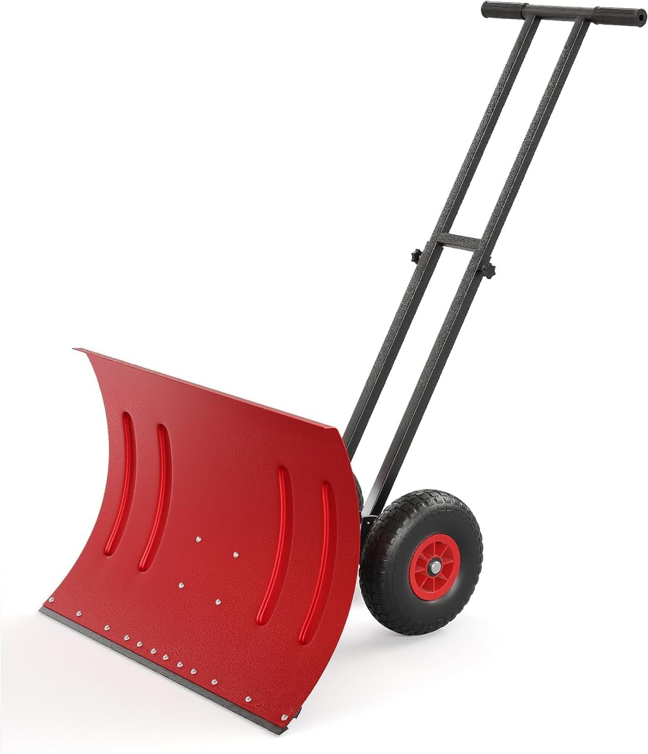 Dual-Rod Snow Shovel with Wheels, 29