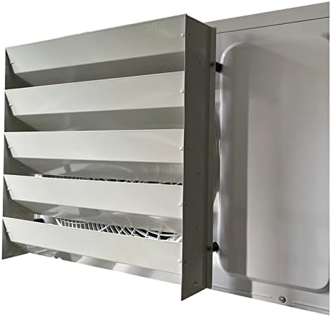Outdoor AC Unit Cover - Air Conditioner Deflector and Wind Guide Baffle, Galvanized Steel Protection for Compressor and Condenser Grilles, Anti-Direct Blowing Screen