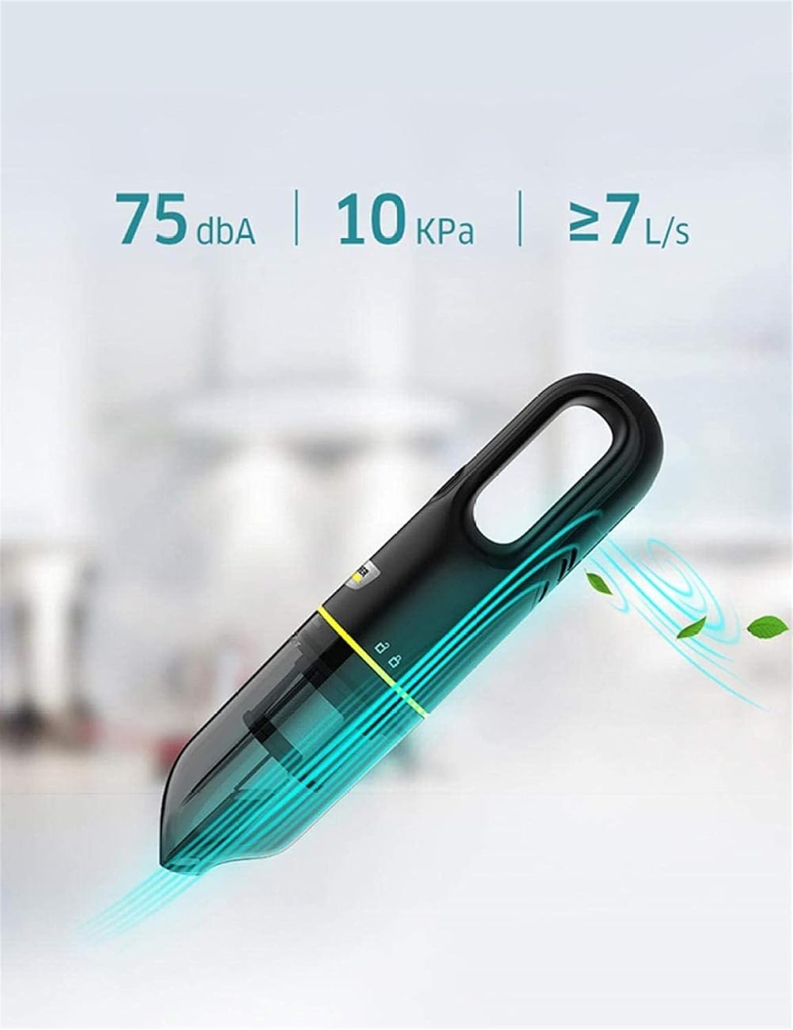 Handheld Vacuum Cordless 10Kpa Strong Suction Powered, Wet Dry Portable Mini Vacuum for Home and Car