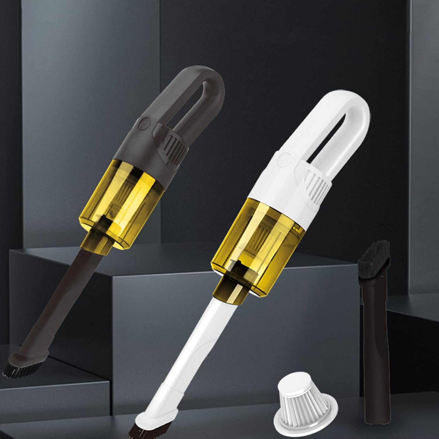 Handheld Vacuum, Car Vacuum Cleaner Cordless Strong Suction and High Power, Small Vacuum Cleaner for Pet, Hair, Home and Car Cleaning