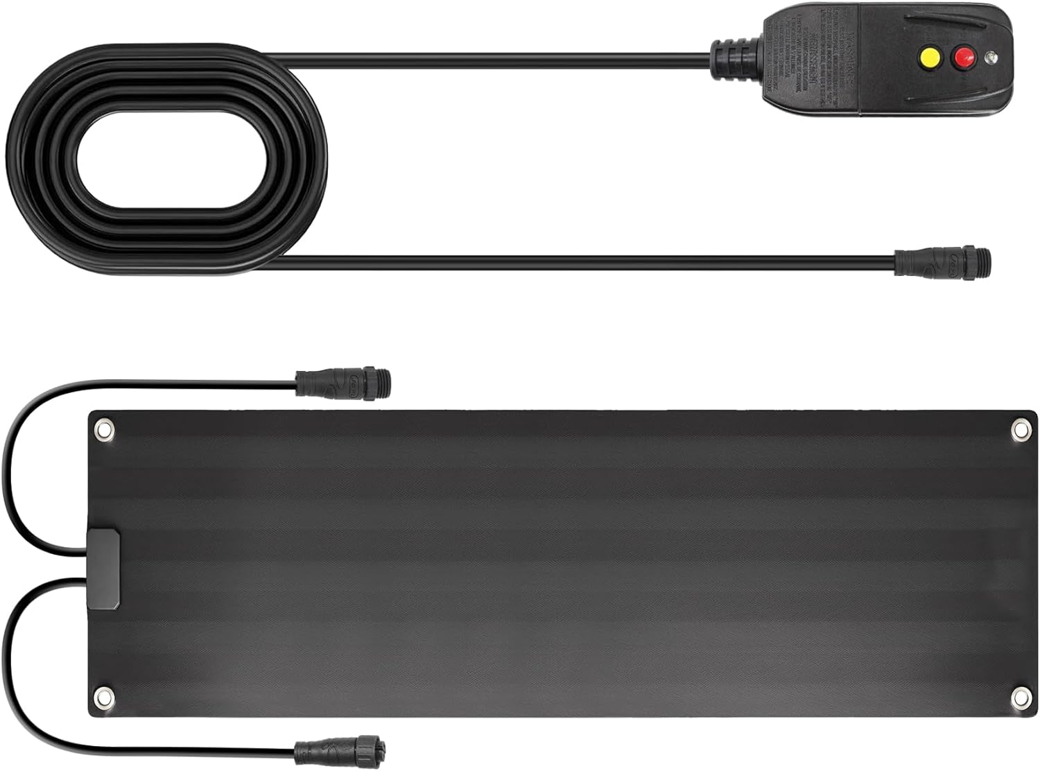 Graphene Snow Melting Mats for Stairs,Non-Slip Rubber Heated Walkway Mat,Fast Ice Melt 3 in/h,Safe & Energy Saving with Extended 20 inches Cord,10