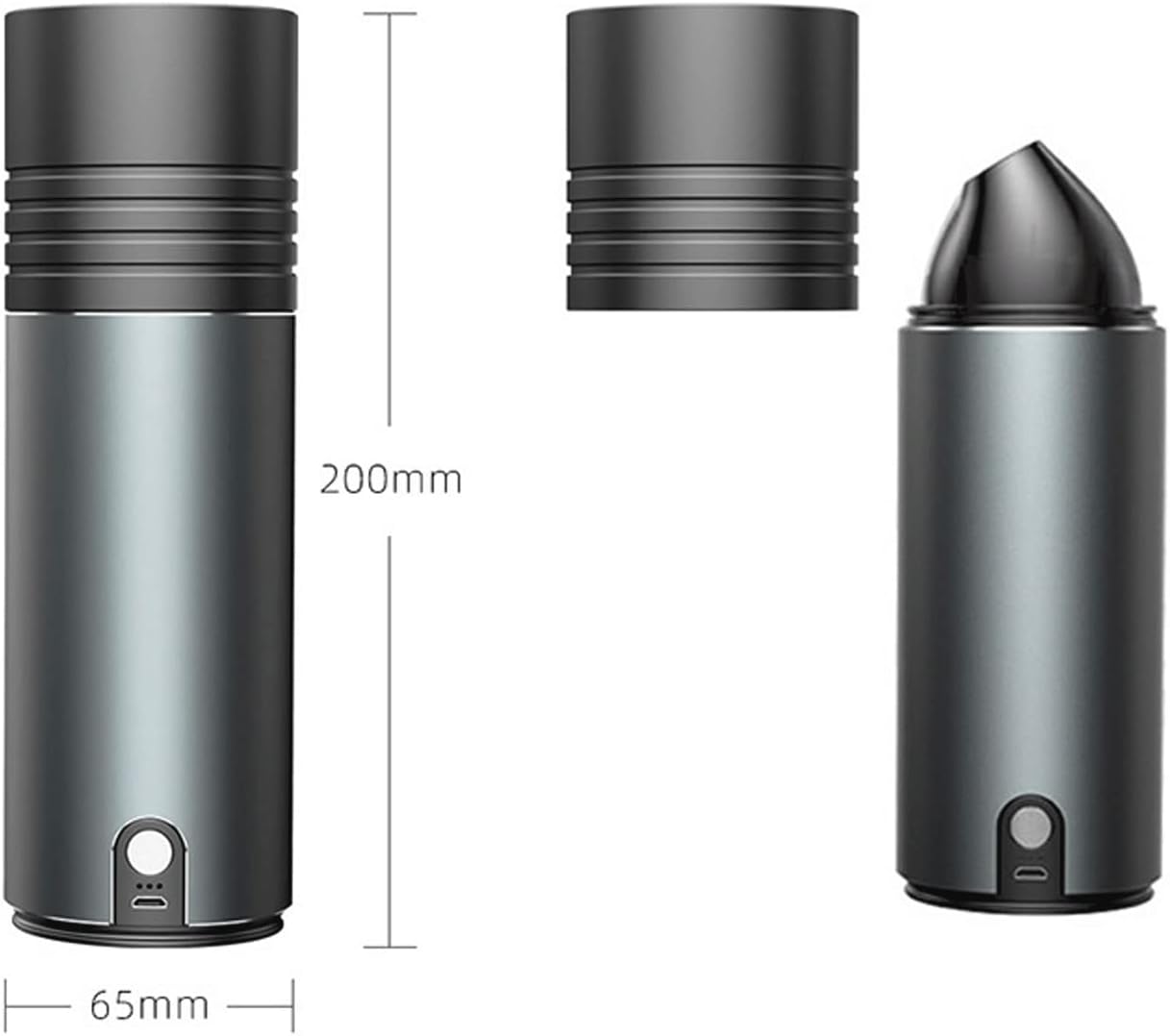 Handheld Vacuum, Car Vacuum 35W, 5kpa Powerful Suction Hand Vacuum Cleaner,Quickly Recharge Portable Mini Vacuum (Size : 20CM)