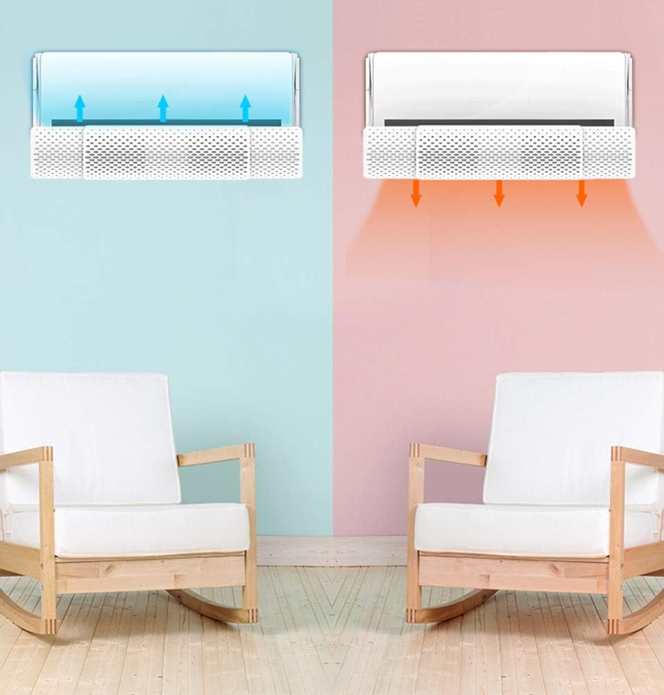 Air conditioning wind deflector White Baffle Anti-straight Blow Air Conditioner Deflector, Adjustable