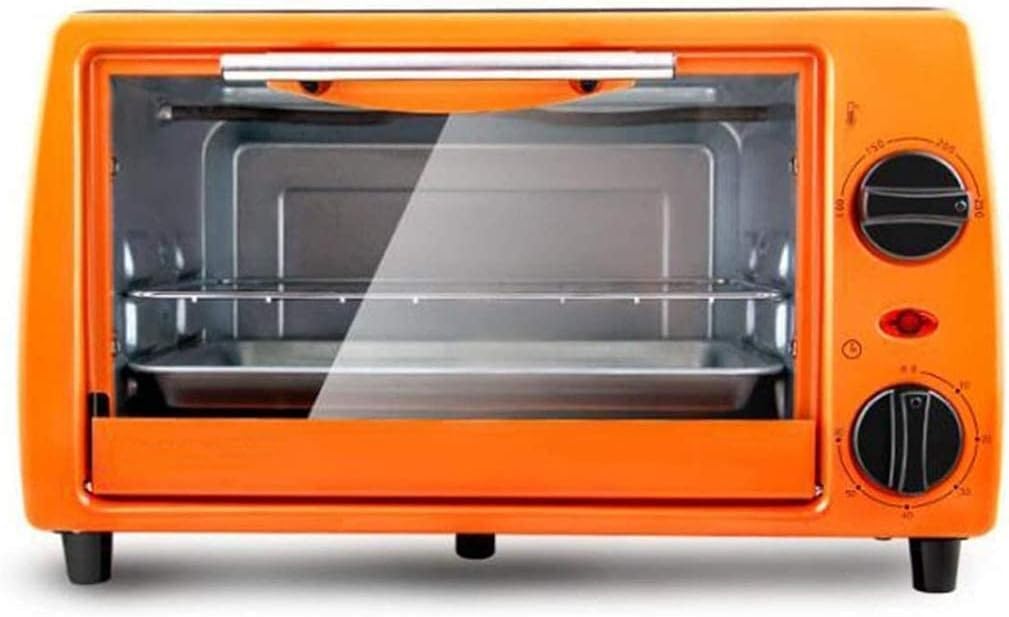 oven mini oven air fryer oven Household Mini Electric Oven 11 Liter Baking Tray Tray Desktop Portable Adjustable Temperature Control Timer Mini Ovens Toaster Oven Air Fryer,