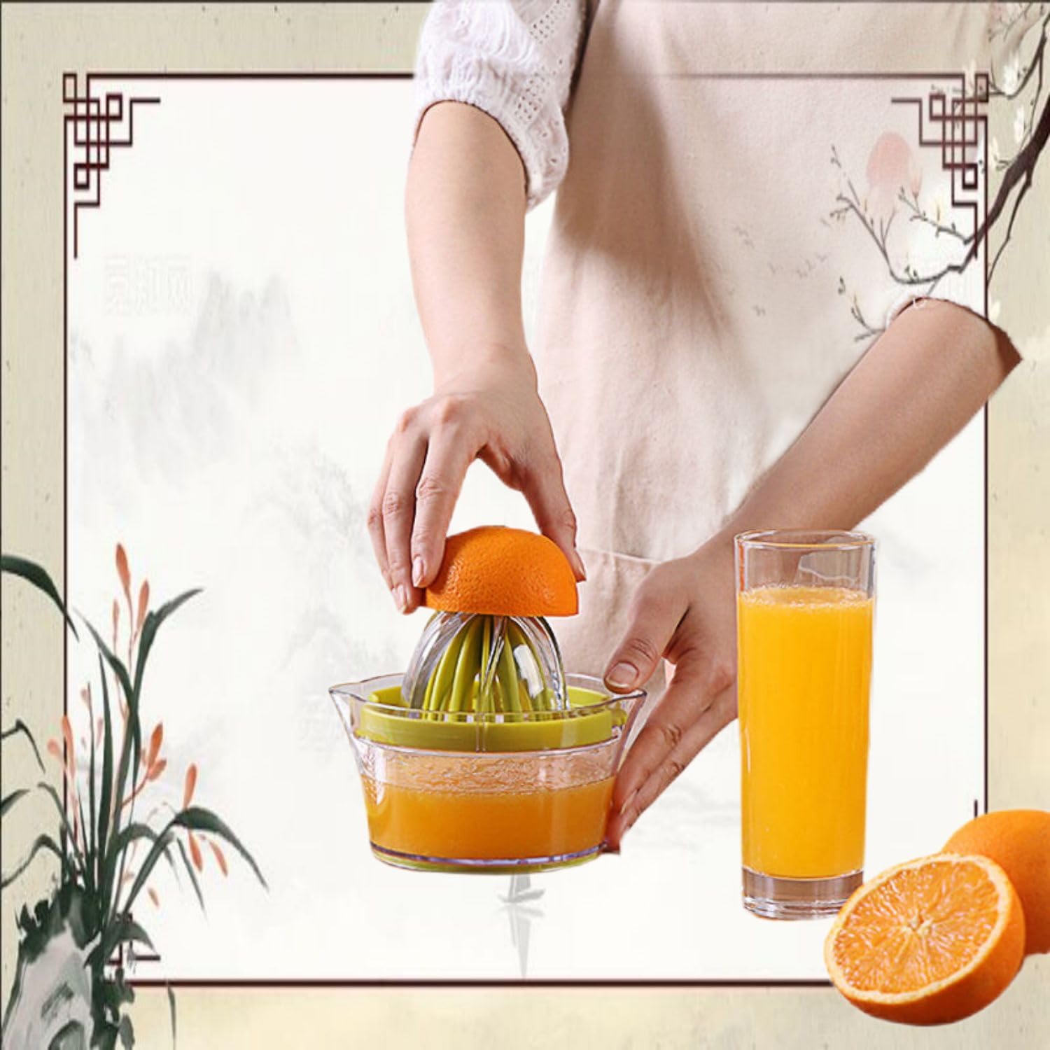 家用手动榨汁榨汁机 Blender 橙汁压榨神器柠檬橙子挤压神器压汁神器榨汁神器 Household Cleaning，Kitchen Storage Essentials